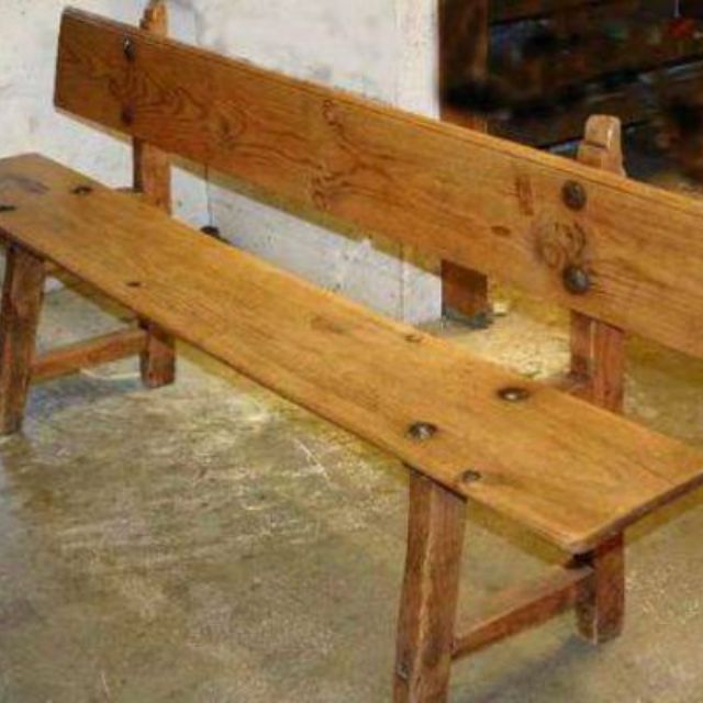 Houten bank