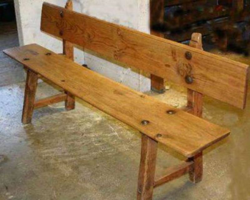 Houten bank