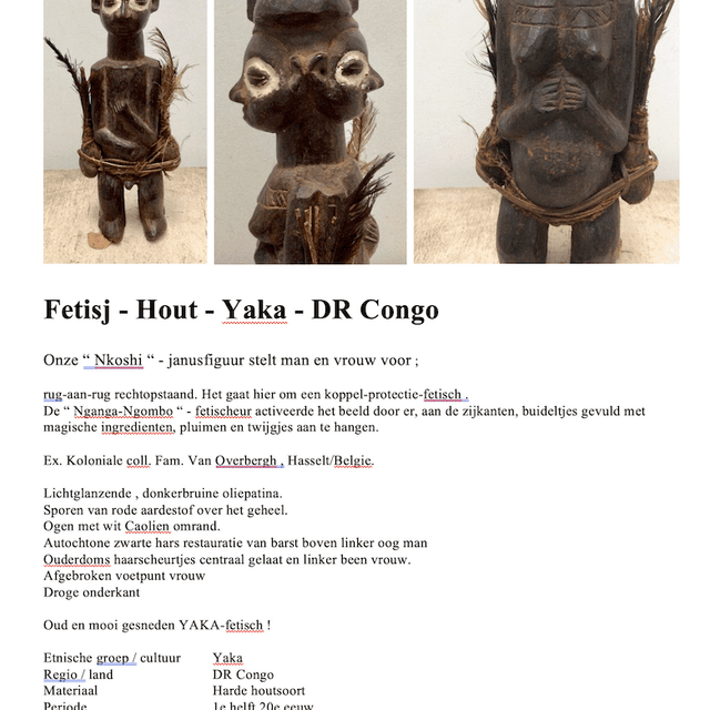 oud Afrikaans beeld