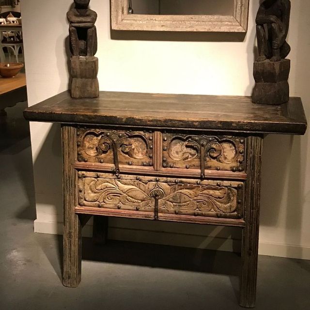 antieke Chinese wandtafel