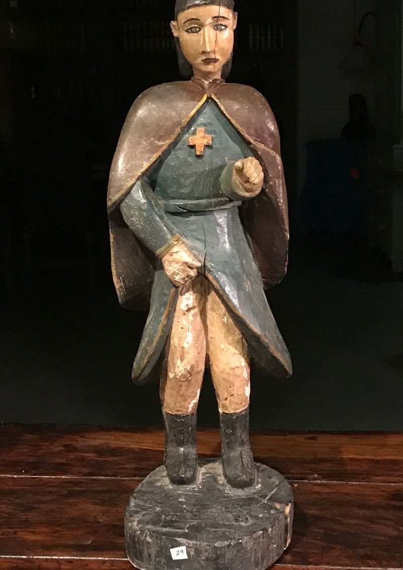 heiligenbeeld antiek, heilige Rochus