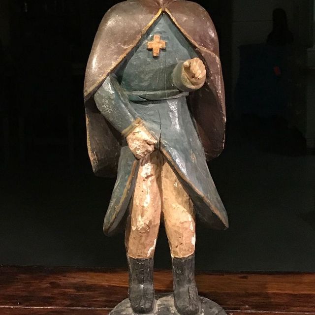 heiligenbeeld antiek, heilige Rochus