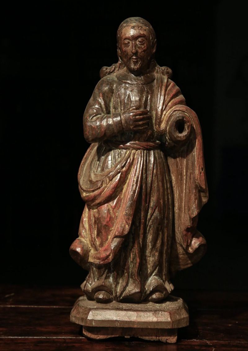 heilige beeld hout antiek