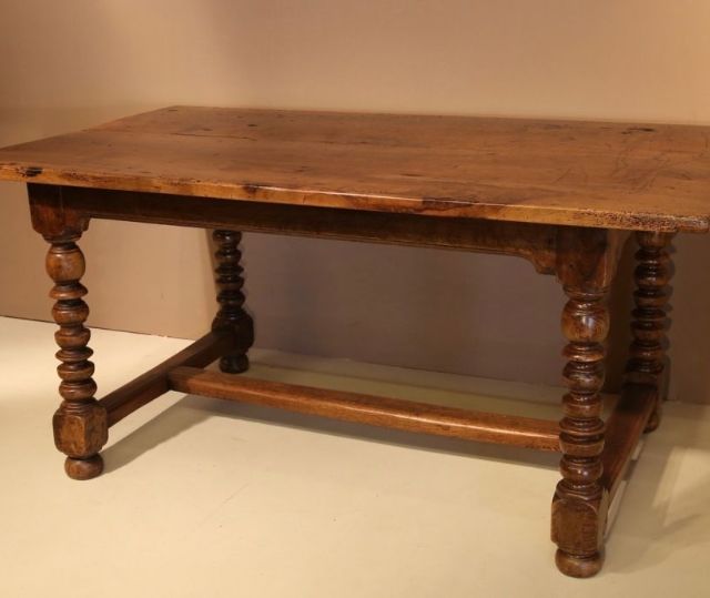 Rechthoekige antieke tafel
