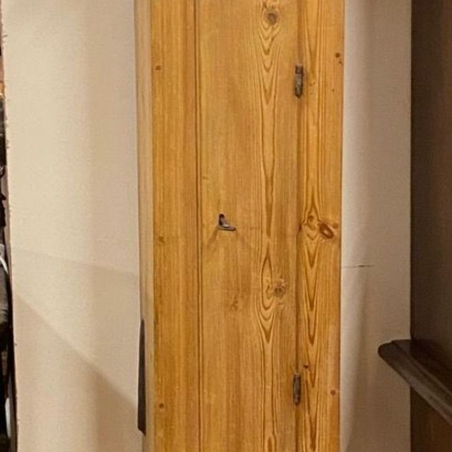 Houten staande antieke klok