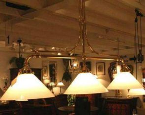Hanglamp messing Almondehoeve