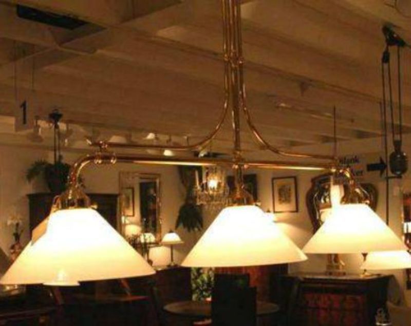 Hanglamp messing Almondehoeve