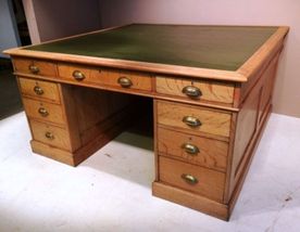 Prachtig antiek bureau eikenhout