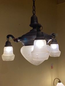 Hollandse hanglamp bij Almondehoeve