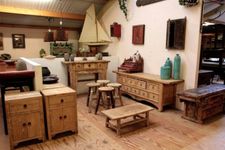 Meubels in de showroom