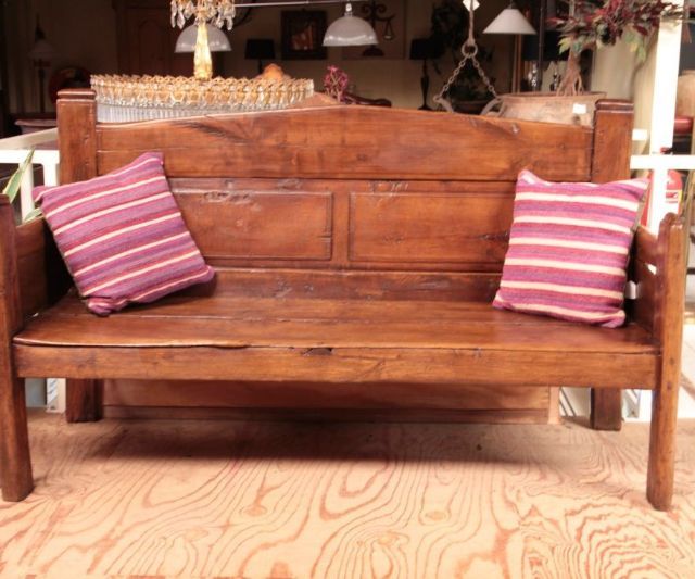 Mooie houten bank
