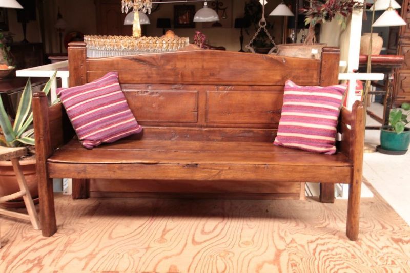 Mooie houten bank