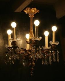 bronzen hanglamp 