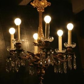 bronzen hanglamp 