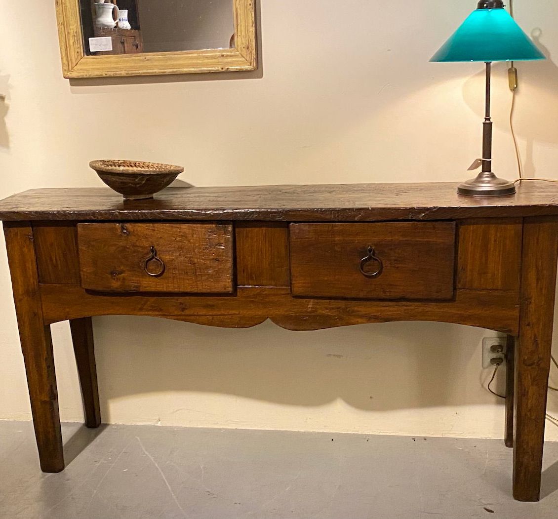 Spaanse antieke wandtafel