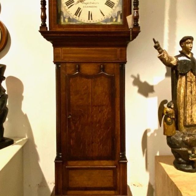 Houten staande klok