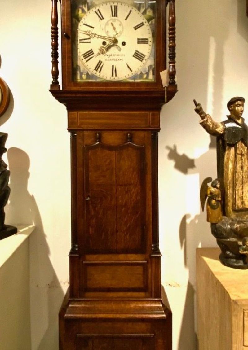 Houten staande klok
