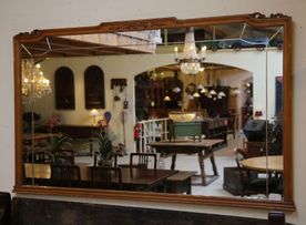 Houten spiegel antiek