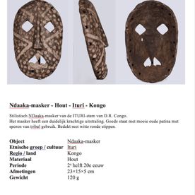 Unieke maskers Afrika