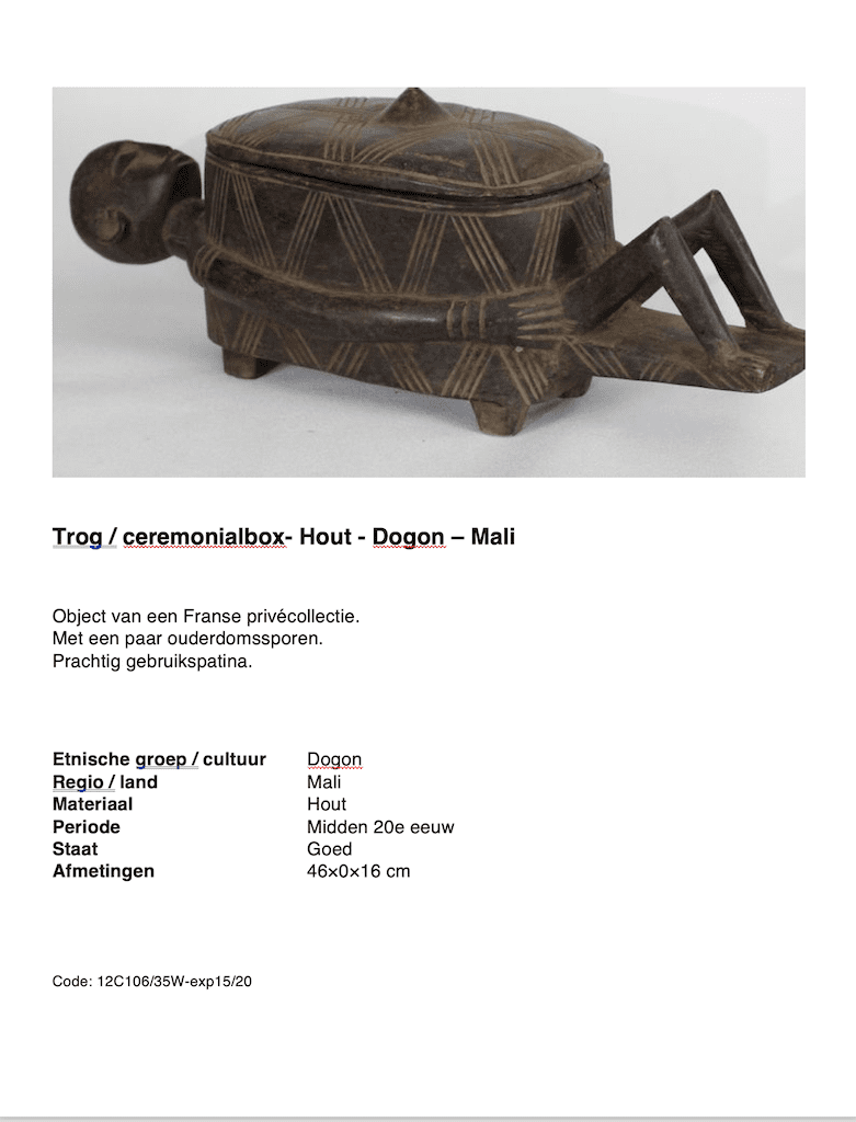 afrikaanse kunst kopen Dogon