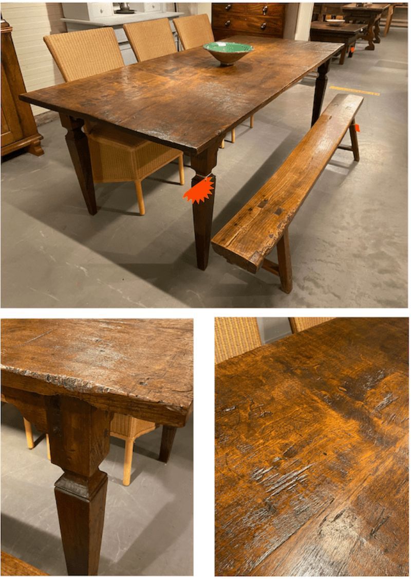 Antieke eettafel