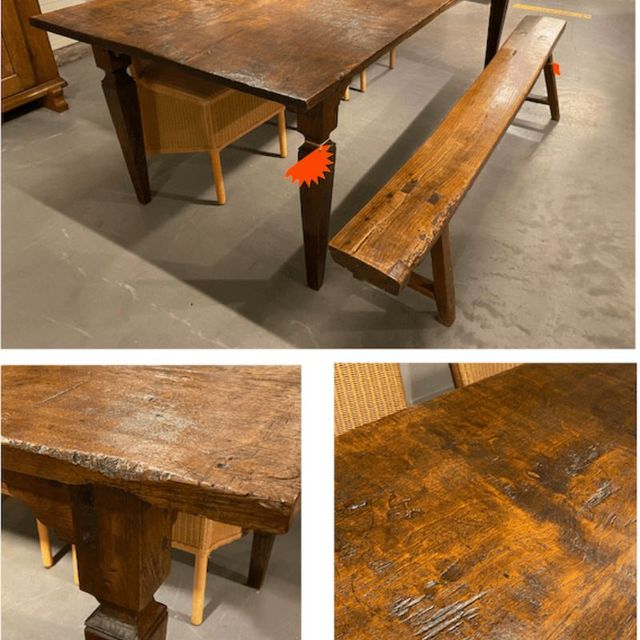 Antieke eettafel
