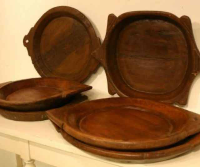 Houten schalen