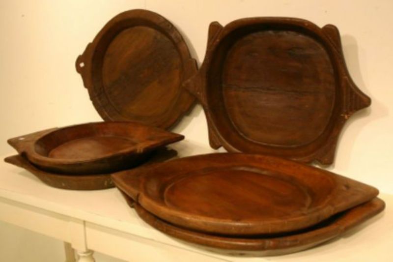 Houten schalen