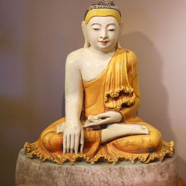 Buddhabeeld Boeddhabeeld groot antiek