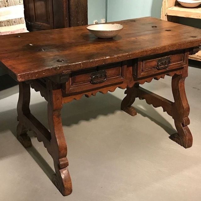 Rustieke wandtafel