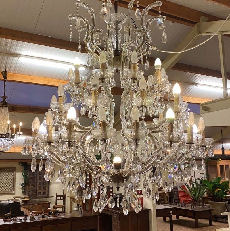 Vintage hanglamp Almondehoeve