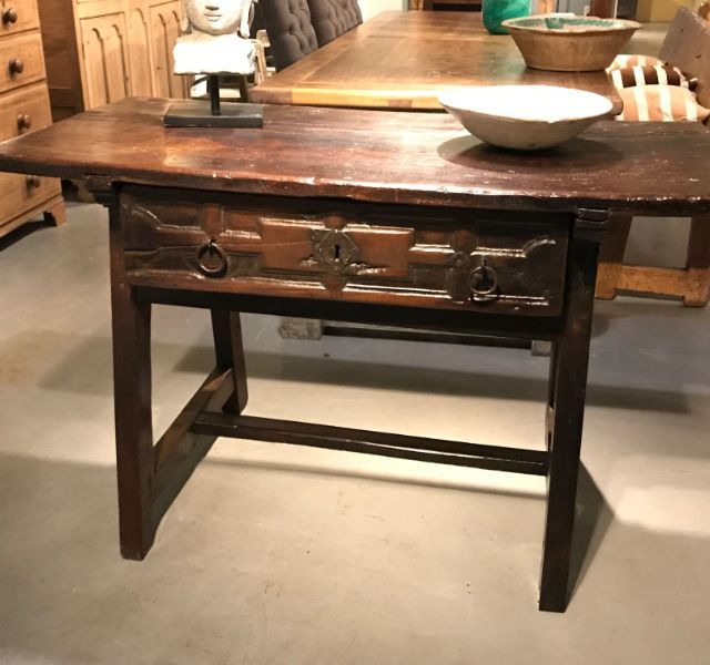 Antieke wandtafel