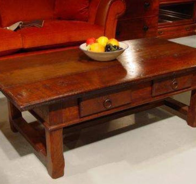 eiken salontafel