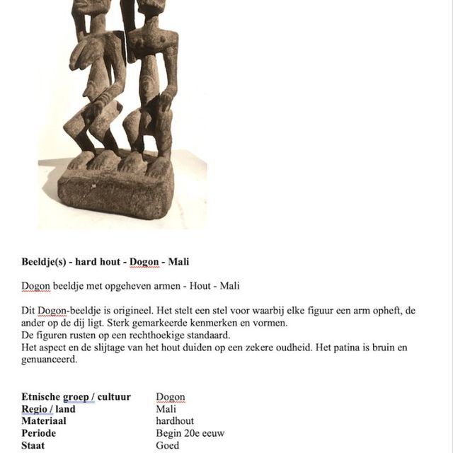 Dogon beeld oud